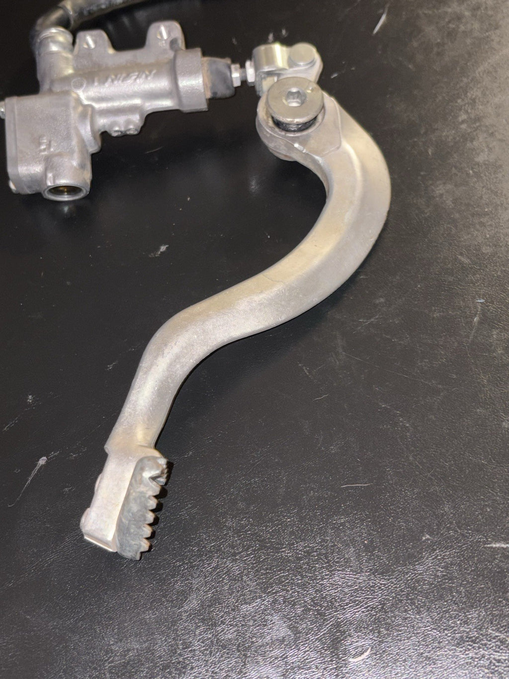 2016 - 2018 Suzuki RMZ250 OEM Rear Back Brake Caliper Master Cylinder Hose Pedal