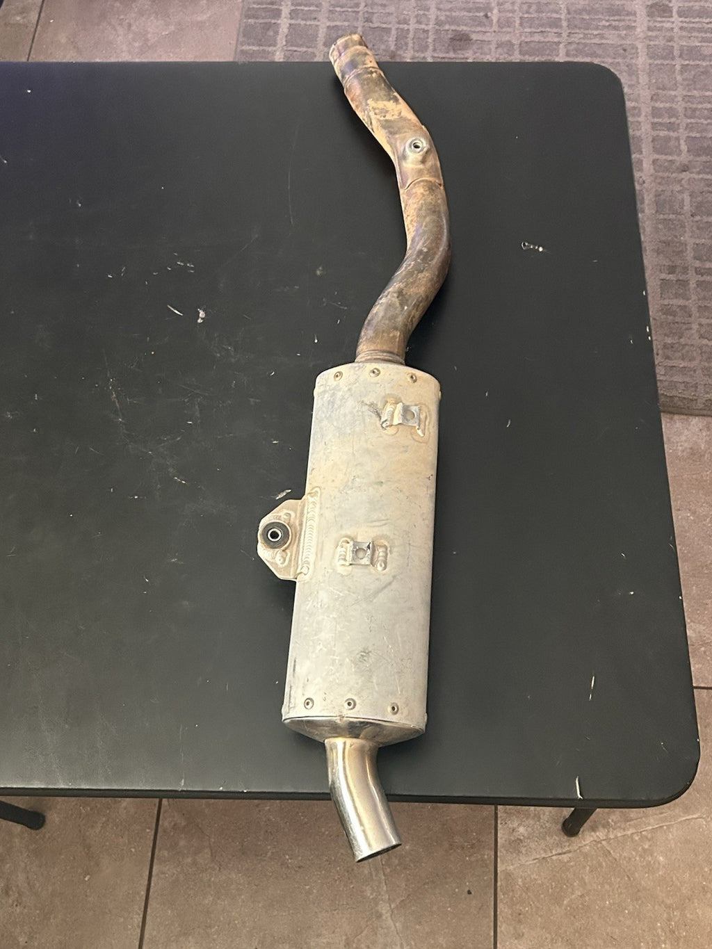2003 - 2005 04 Yamaha YZ250F OEM Exhaust Muffler Tail Pipe Silencer Assembly