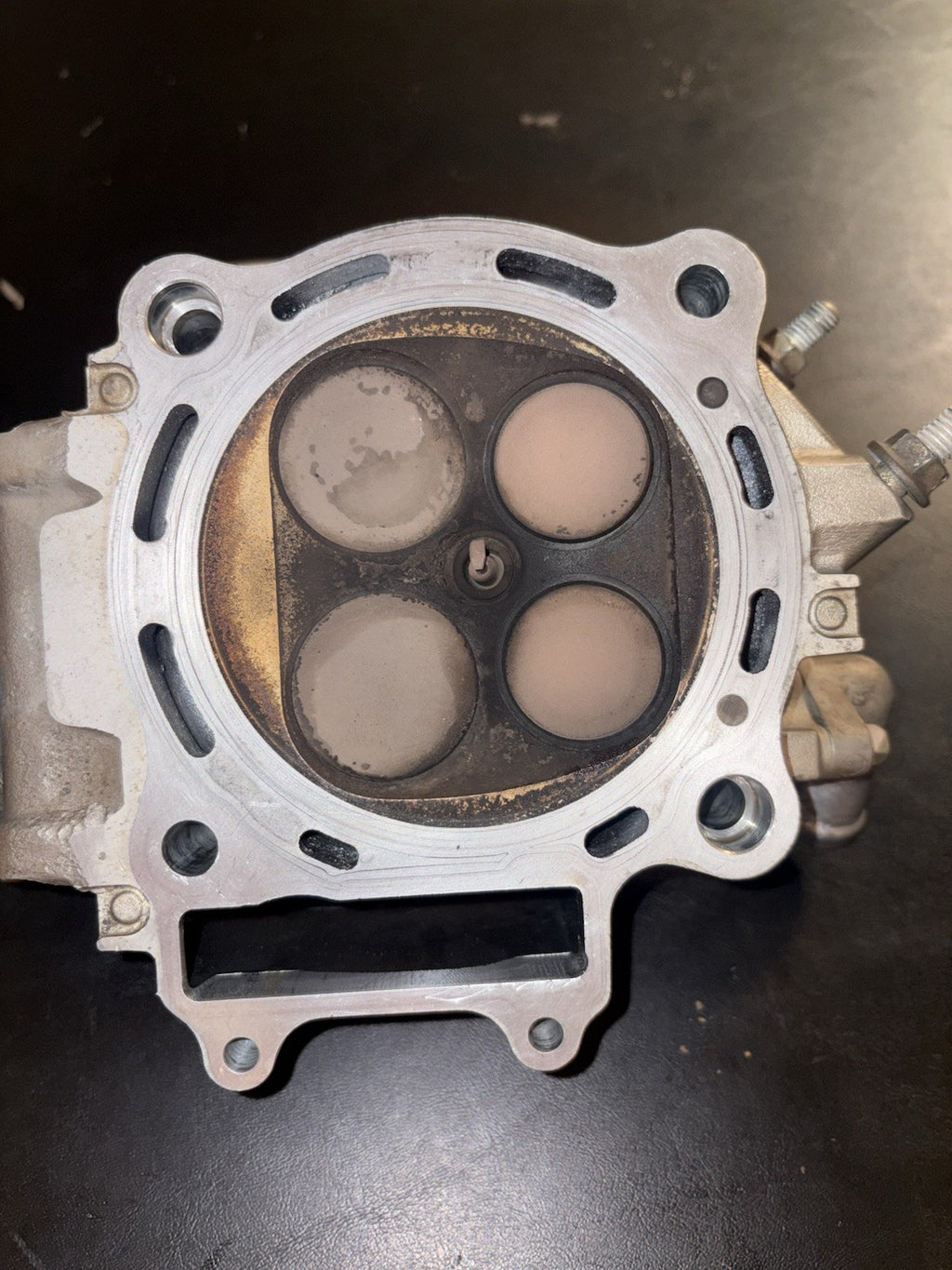 Honda 2007 2008 Crf450r Cylinder Head Valve Train Assembly Intake Exhaust