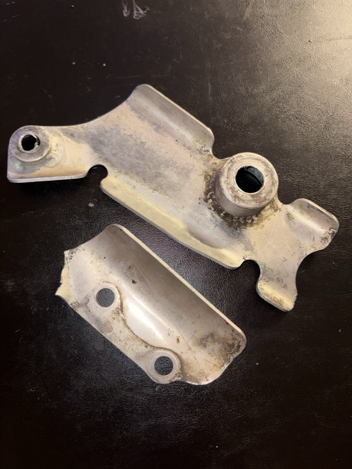 2000 2001 CR250R CR250 Works Connection Boot Frame Guard Protector Plate Set L/R