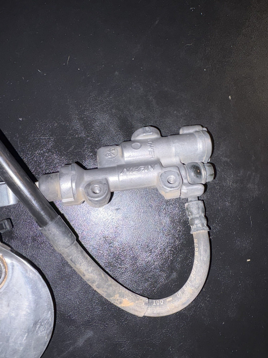 2005 Honda Crf250r OEM Rear Brake Assembly Master Cylinder Caliper Line