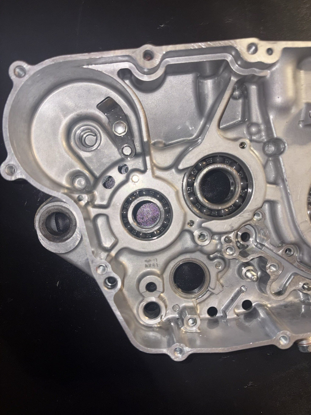 2009 Kawasaki KX450F KX450 Engine Right Crank Case Bottom End Block
