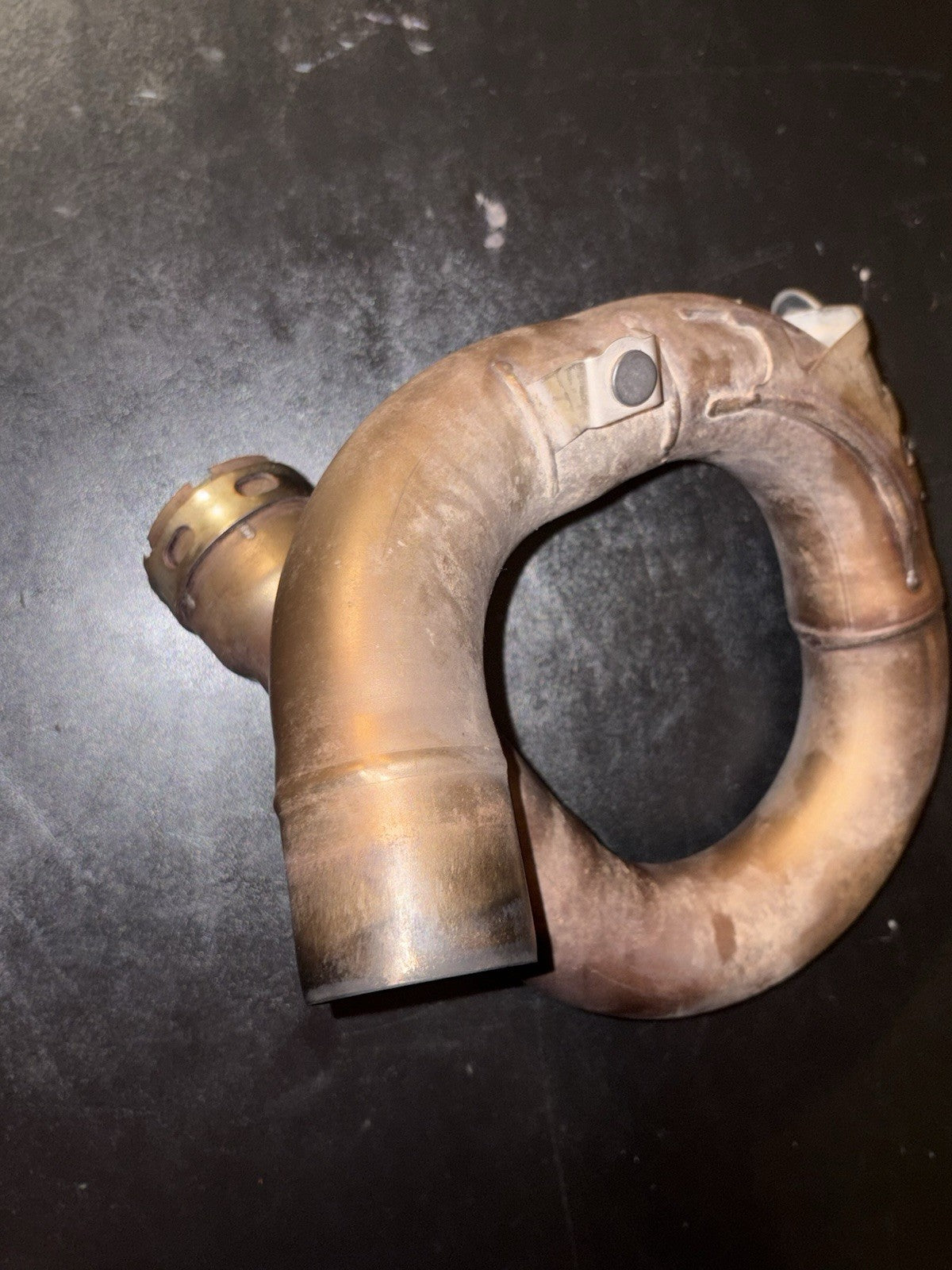 2010-2013 Yamaha YZ450F GENUINE OEM Header Mid Middle Pipe Exhaust Maniflod