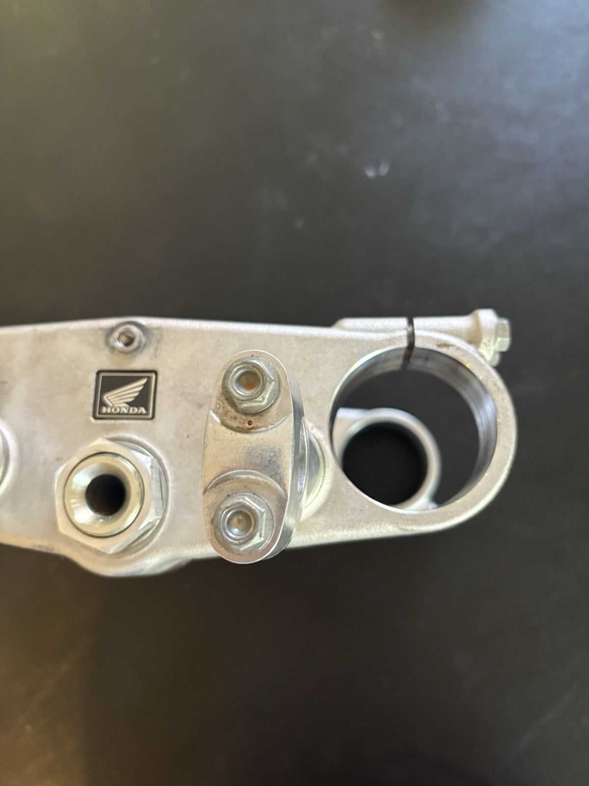2006 2007 2005 OEM Honda Cr250r Triple Tree Clamp Bottom Top Steering Stem Head