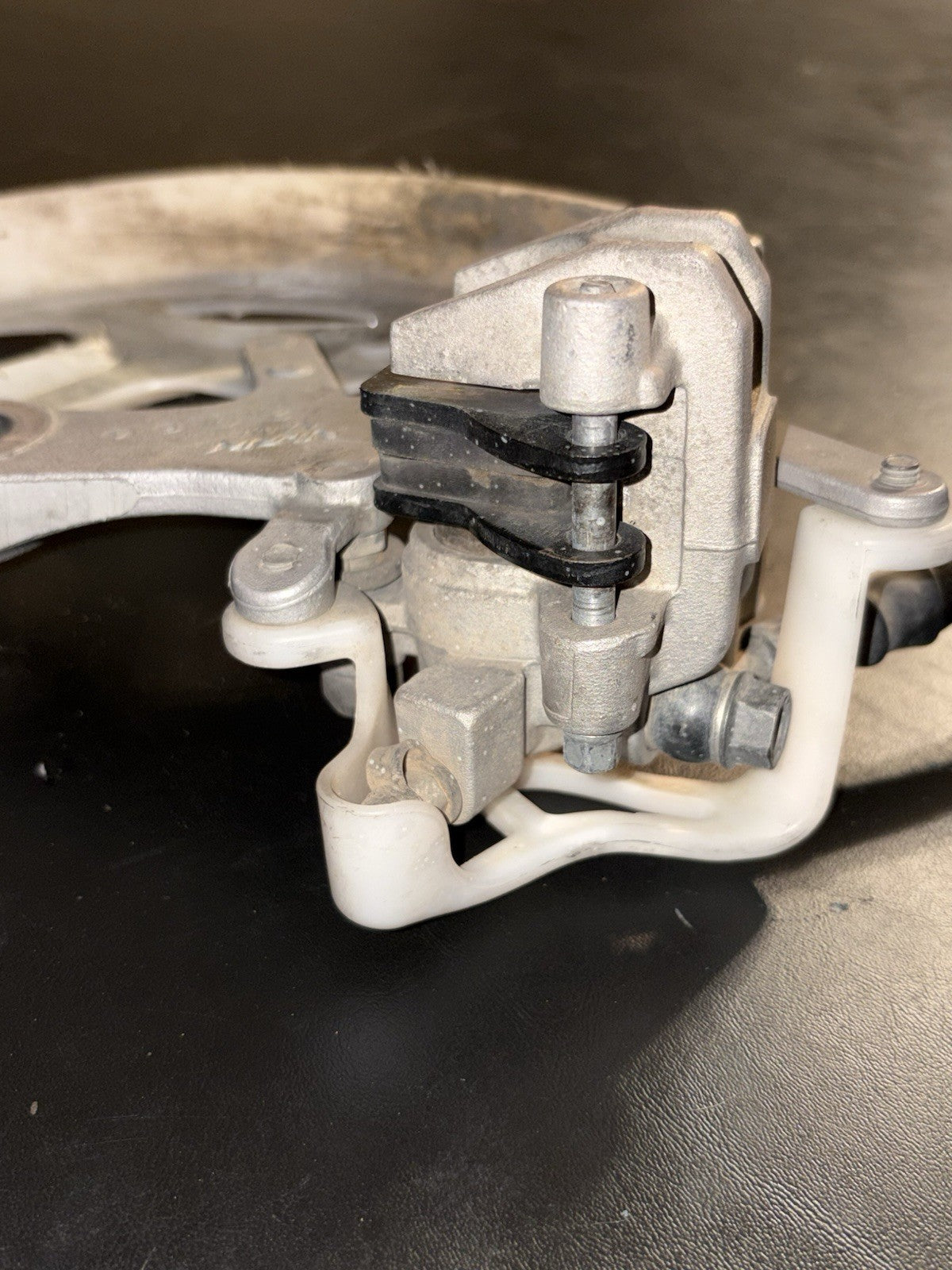 2008 HONDA CRF450R OEM NISSIN REAR BACK BRAKE CALIPER MASTER CYLINDER ASSEMBLY