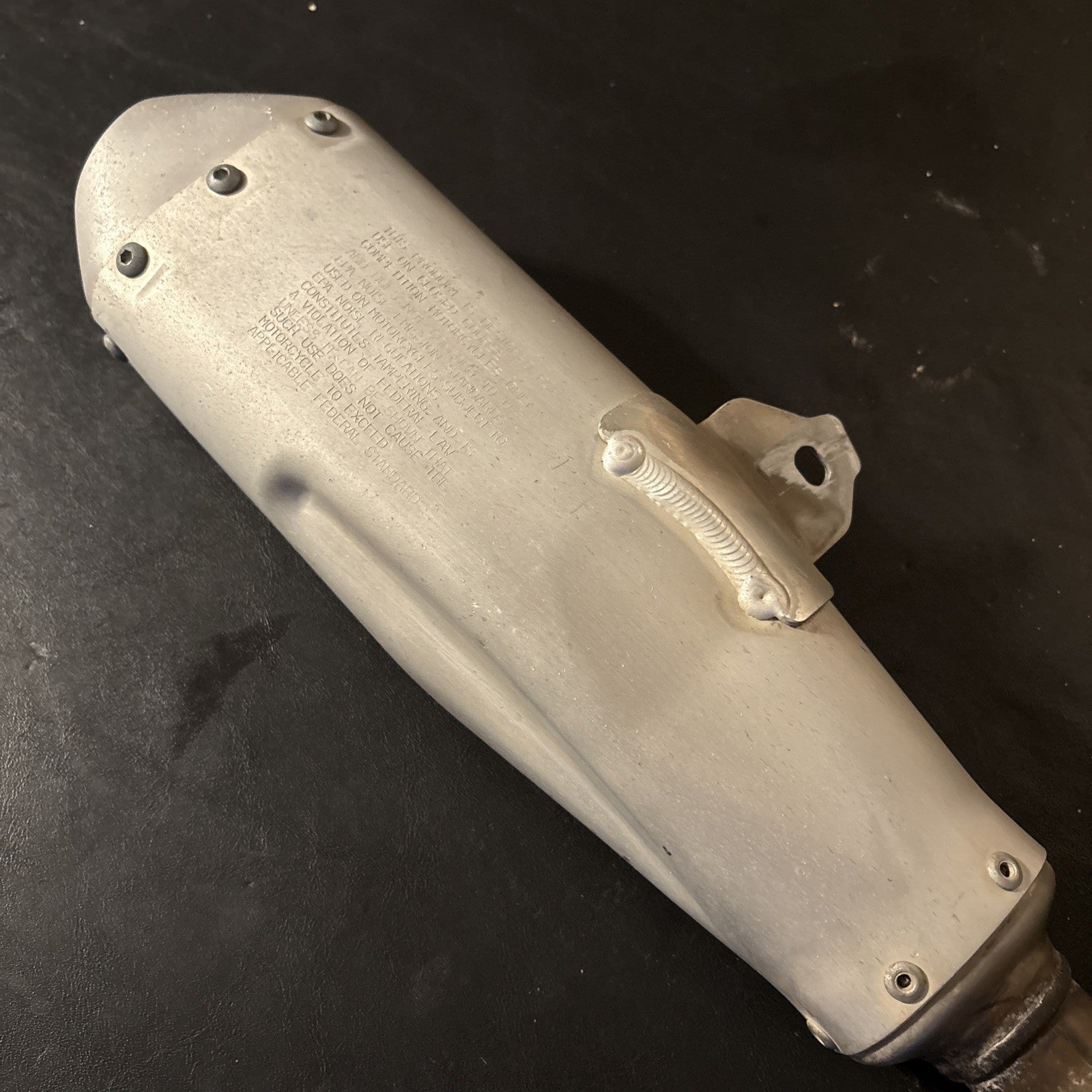 2019 HONDA CRF450R OEM LEFT MUFFLER EXHAUST SILENCER SLIP ON PIPE