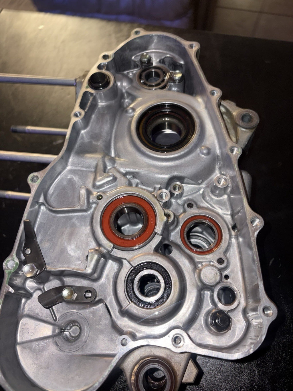 2008 Honda Crf450r OEM Engine Motor Crankcase Cases Block Bottom End Set Pair