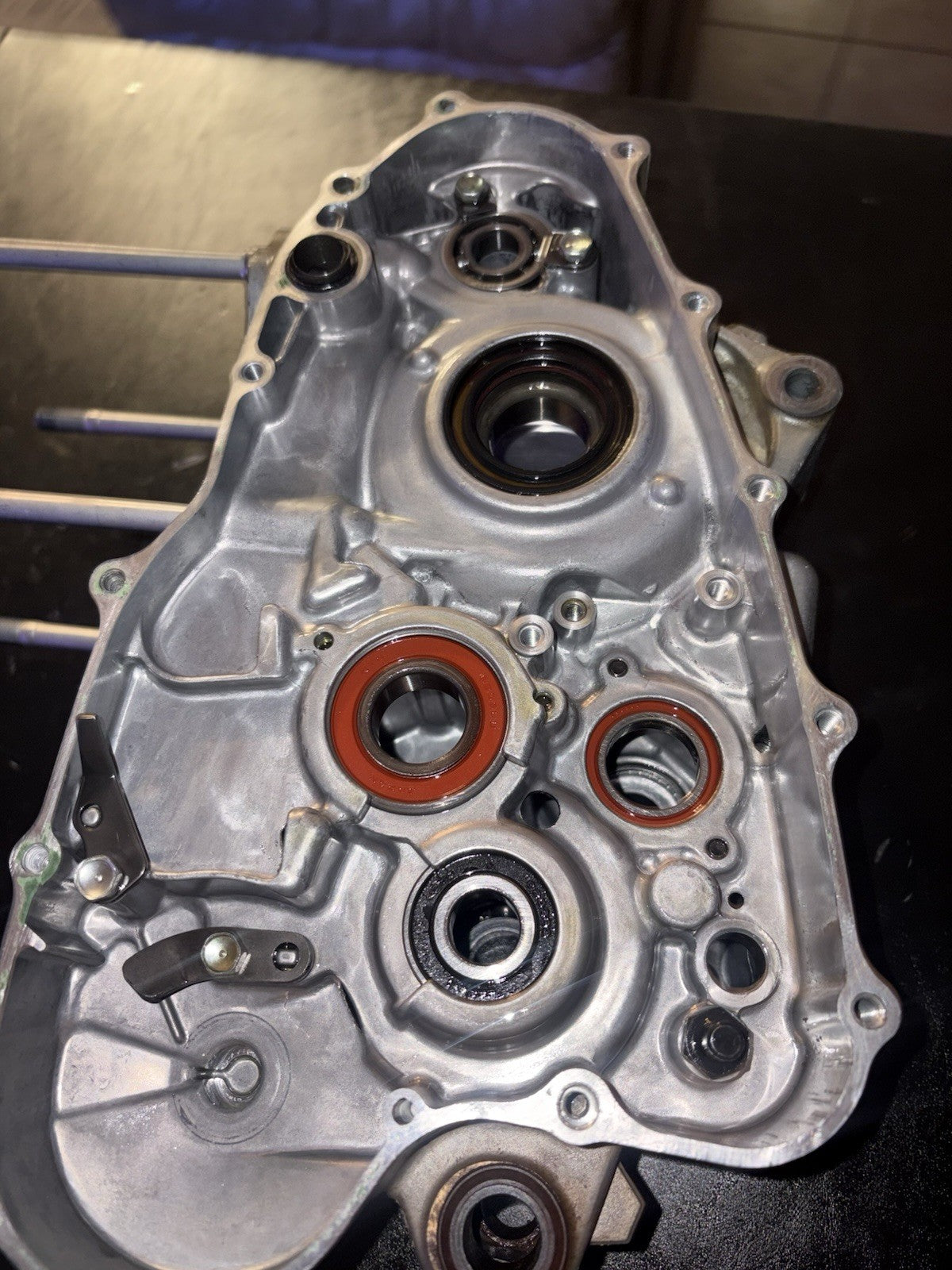 2008 Honda Crf450r OEM Engine Motor Crankcase Cases Block Bottom End Set Pair
