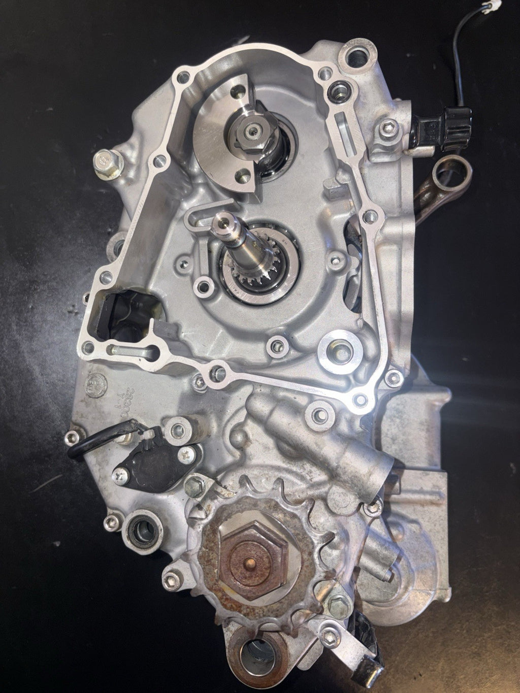 2006-2009 Yamaha YZ450F Crankcase Engine Crank Case Bottom End Crankshaft Tranny