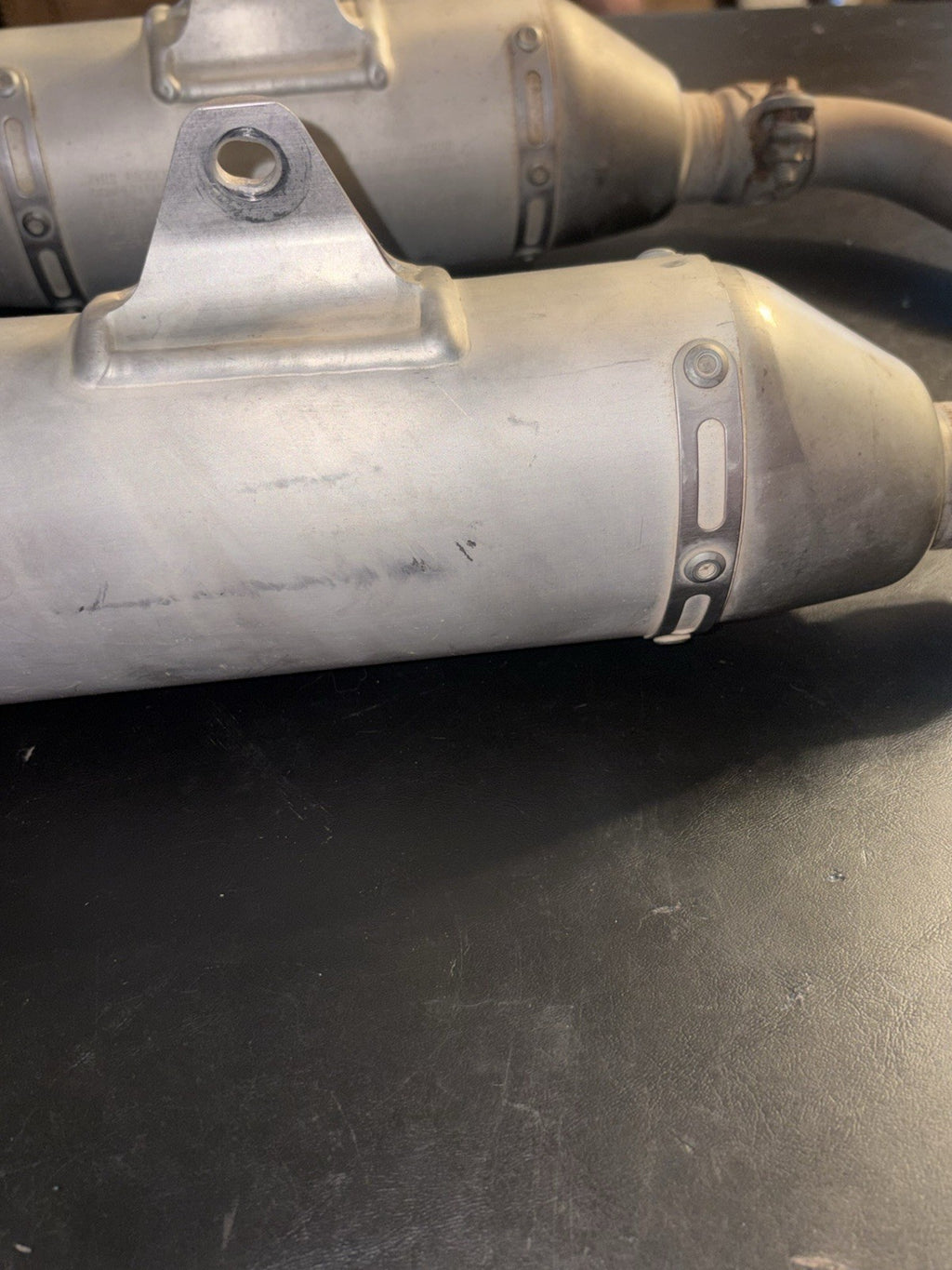 2006-2009 CRF250R OEM Exhaust Mid Y Pipe Dual Muffler Silencer Tail Slip On