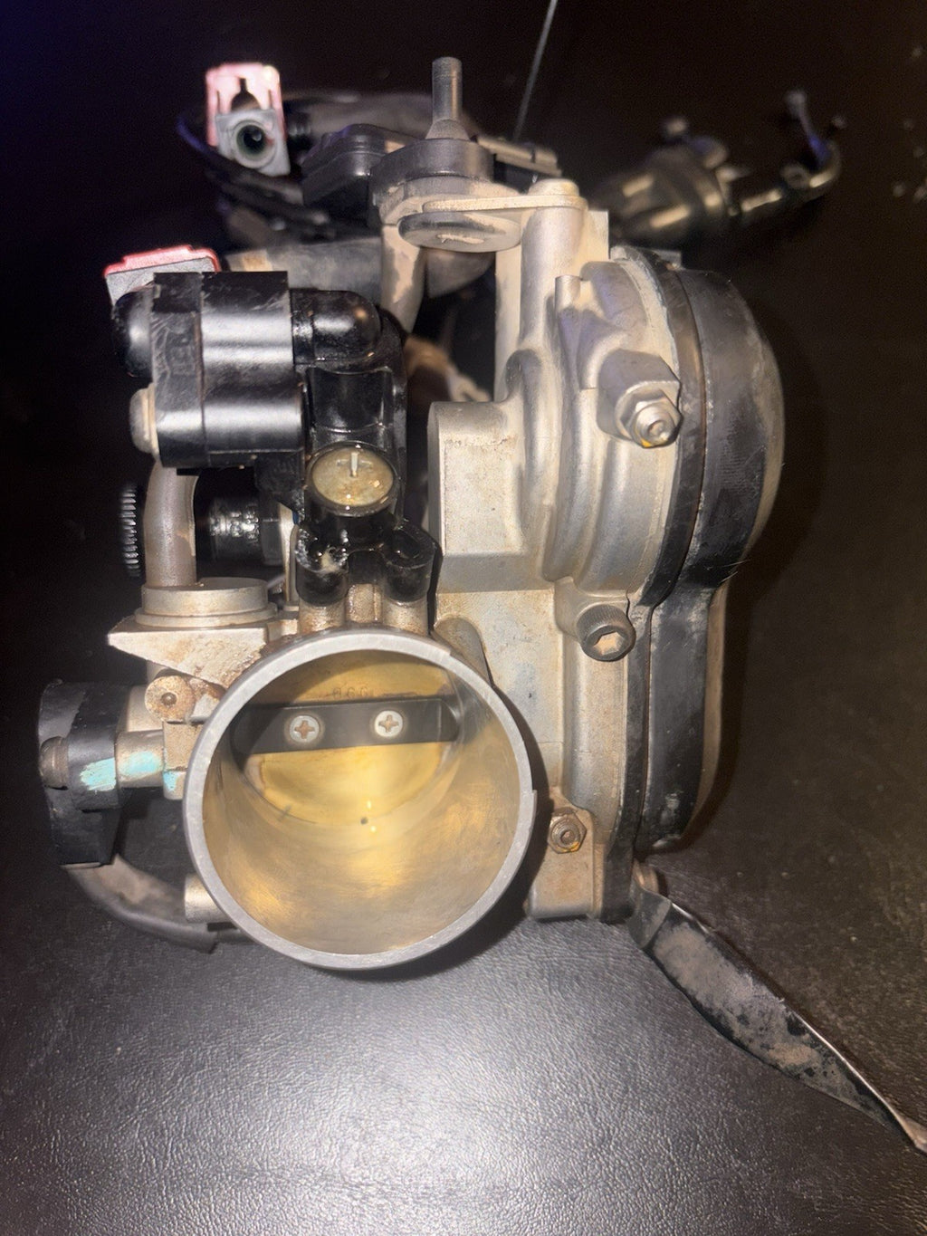 2009  09-11 KAWASAKI KX450F OEM KEIHIN MAIN FUEL INJECTOR THROTTLE BODY ASSEMBLY