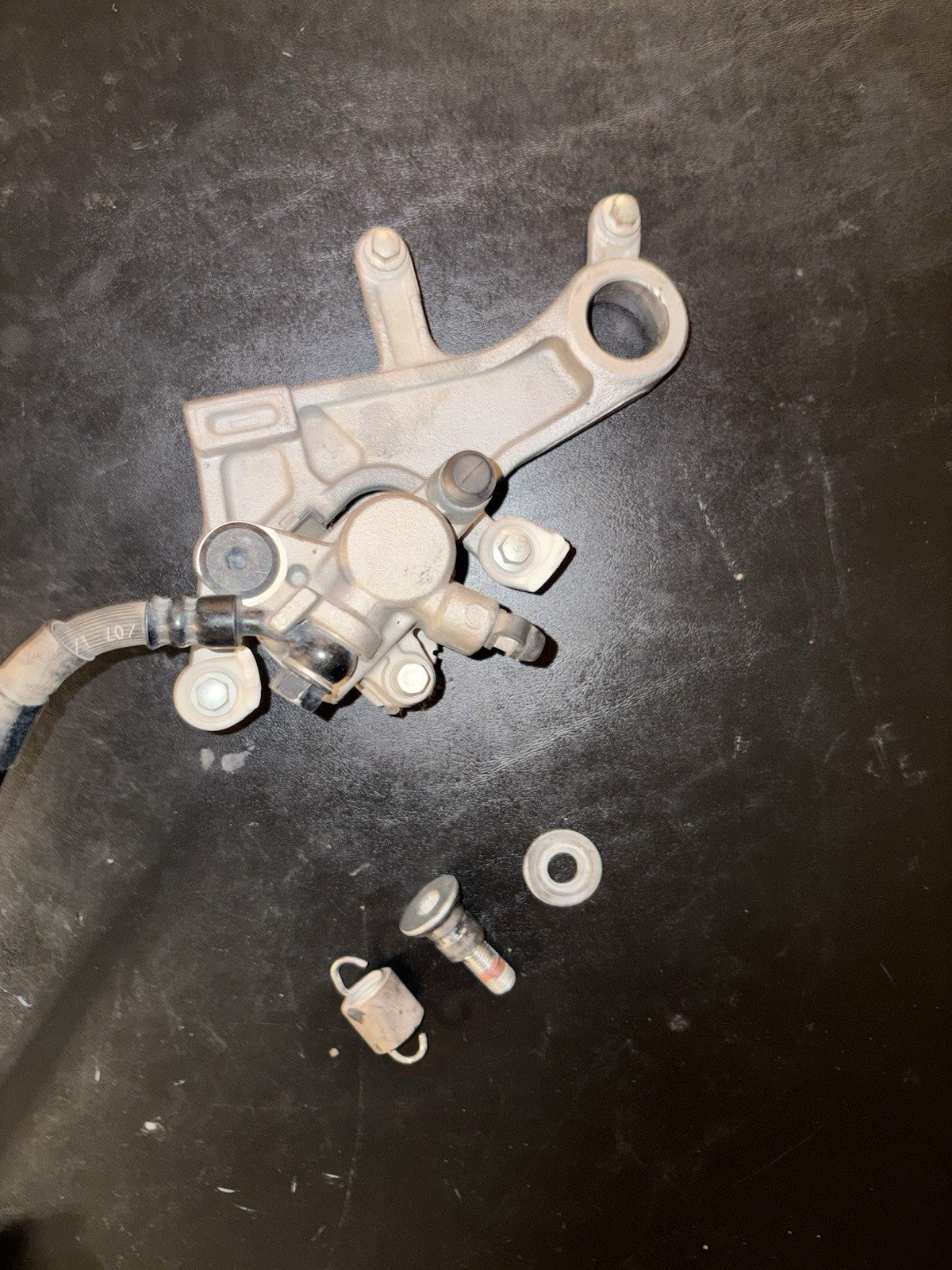 2008 HONDA CRF250R Rear Brake Assembly OEM Caliper Master Cylinder Brakes