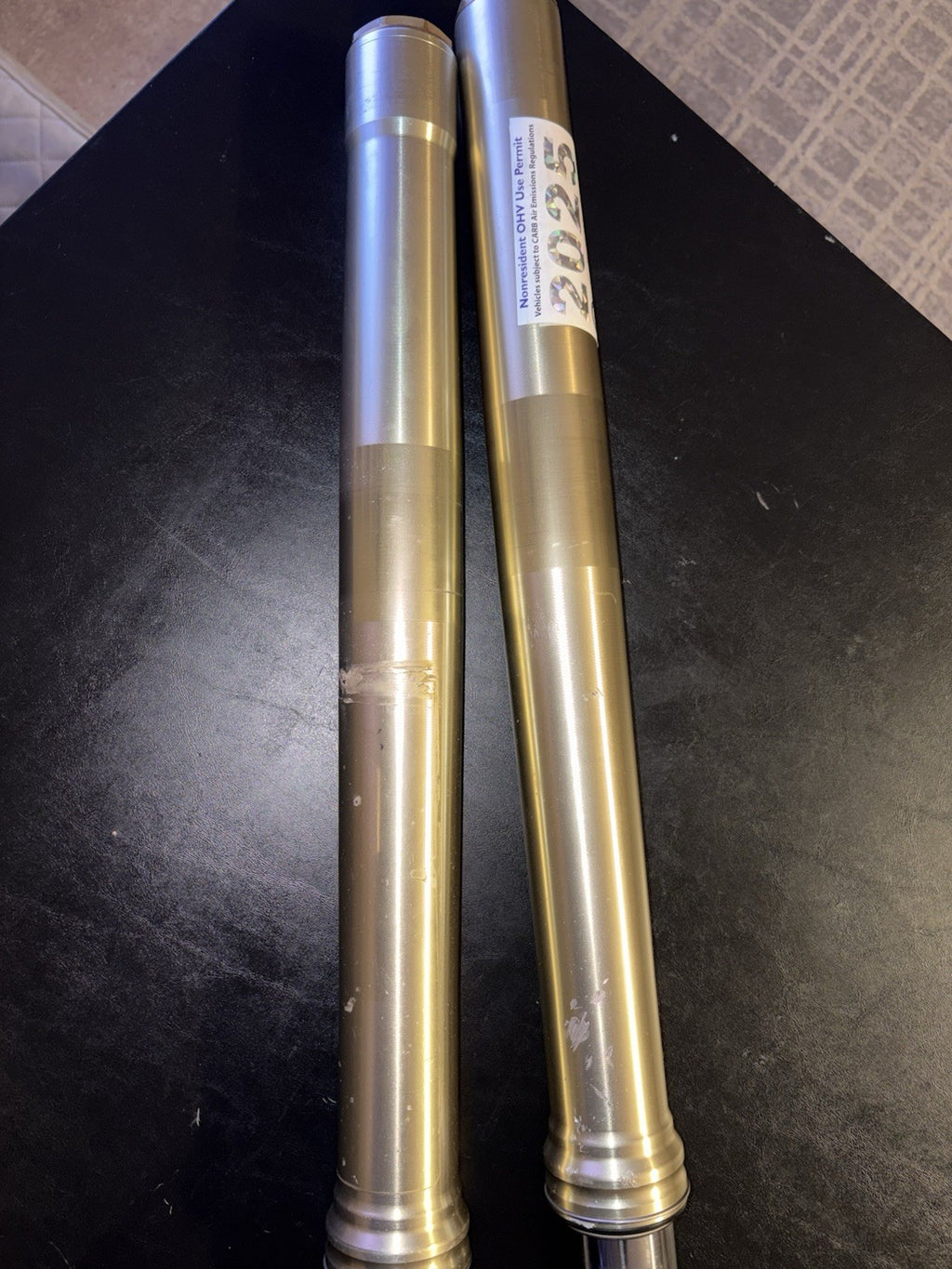 2010 - 2013 12 Yamaha YZ450F OEM KYB SSS Front Forks Shock Absorber Suspension