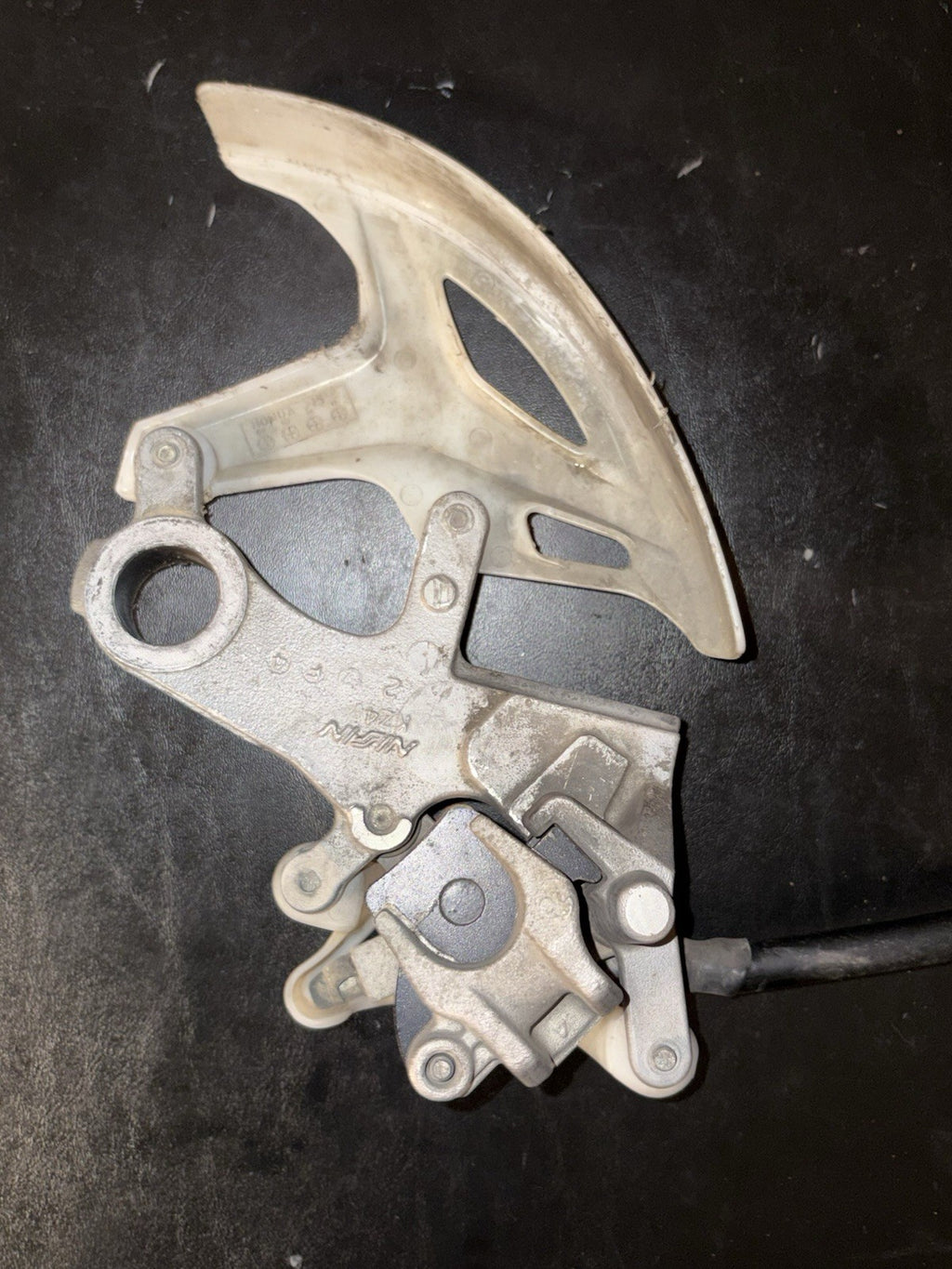 2008 HONDA CRF450R OEM NISSIN REAR BACK BRAKE CALIPER MASTER CYLINDER ASSEMBLY