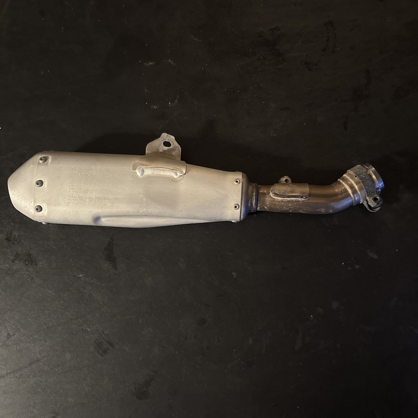 2019 HONDA CRF450R OEM LEFT MUFFLER EXHAUST SILENCER SLIP ON PIPE