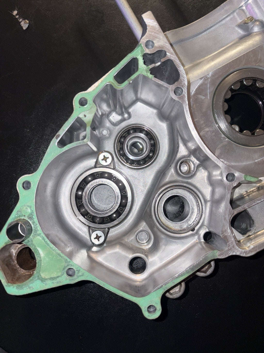 2008 Honda Crf450r OEM Engine Motor Crankcase Cases Block Bottom End Set Pair
