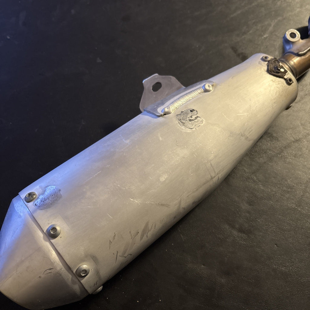 2019 HONDA CRF450R OEM RIGHT MUFFLER EXHAUST SILENCER SLIP ON PIPE