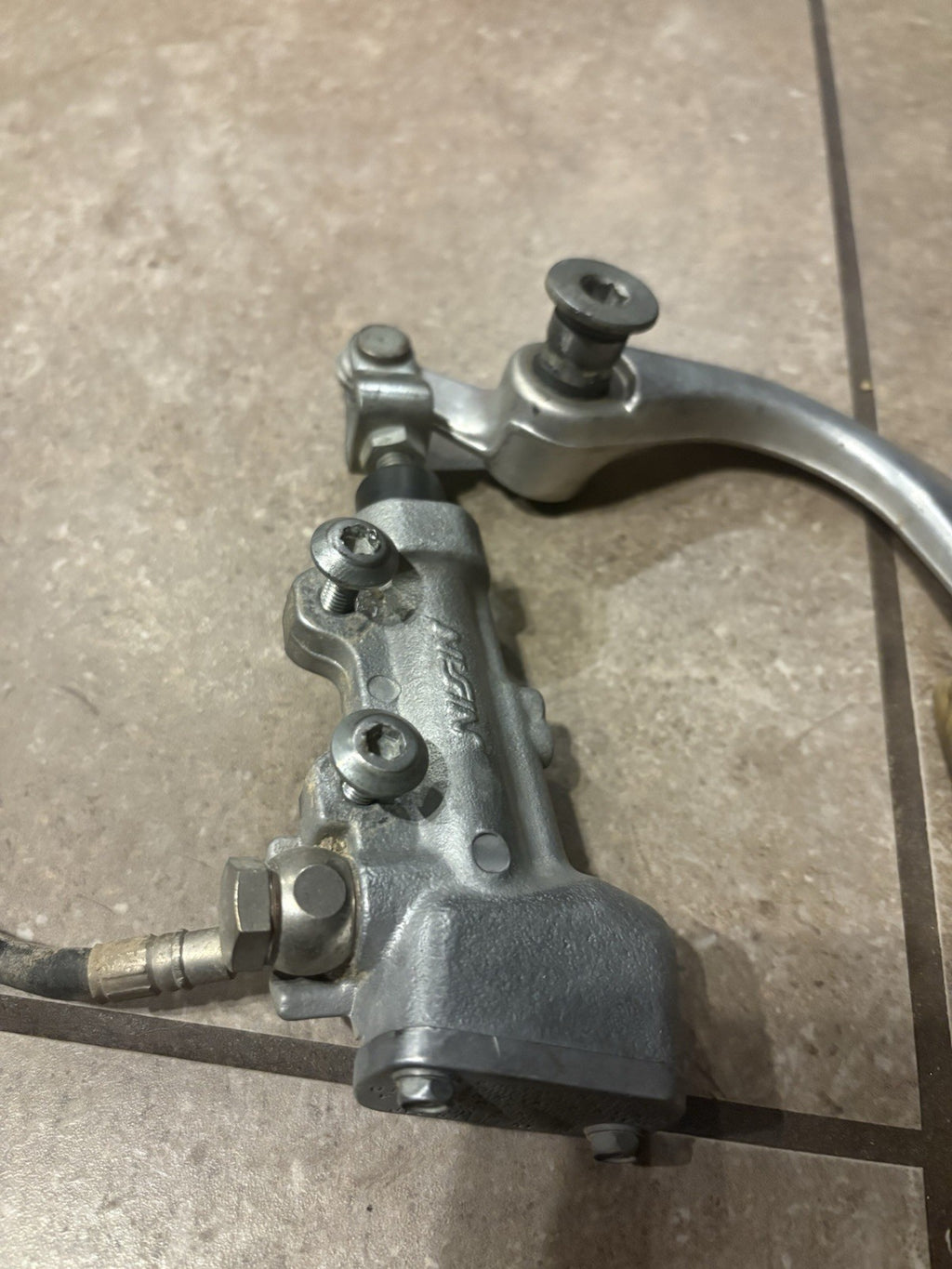 2013–2016 Kawasaki KX250F OEM Rear Brake Assembly – Caliper Master Cylinder Hose