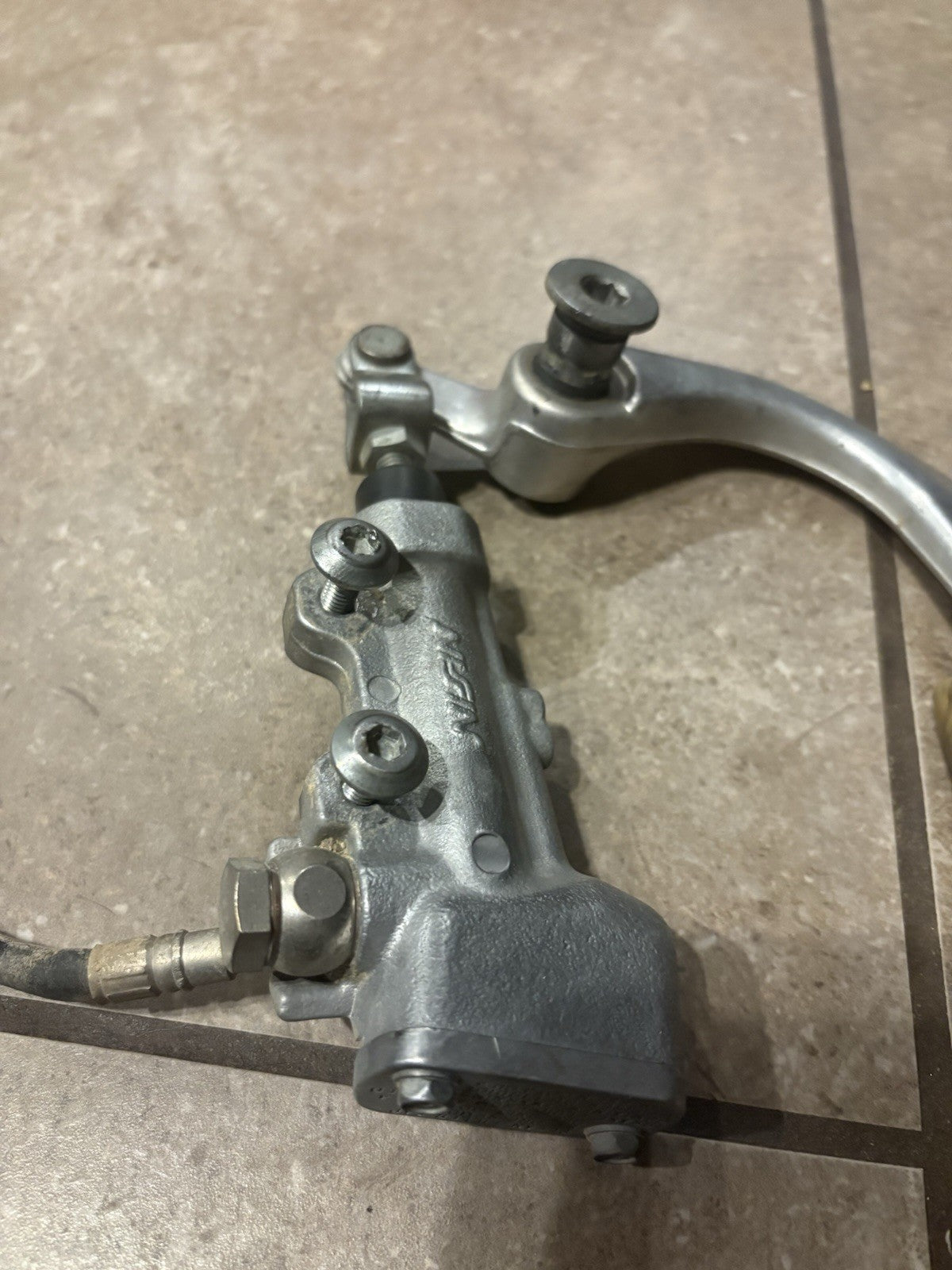 2013–2016 Kawasaki KX250F OEM Rear Brake Assembly – Caliper Master Cylinder Hose