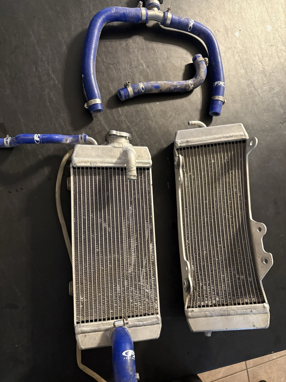2011-2016 Kawasaki KX250F FSS RACING Aluminum Radiators Rads Cooling System