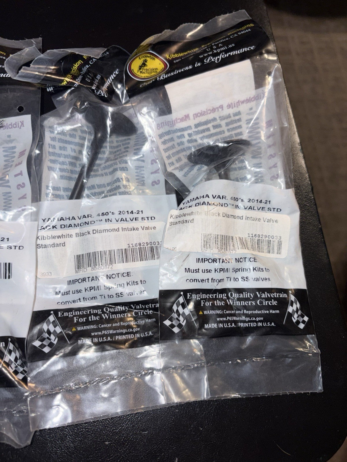2018 Yamaha Yz450f Engine Top End Rebuild Kit Valves Seals Piston Rings Gaskets