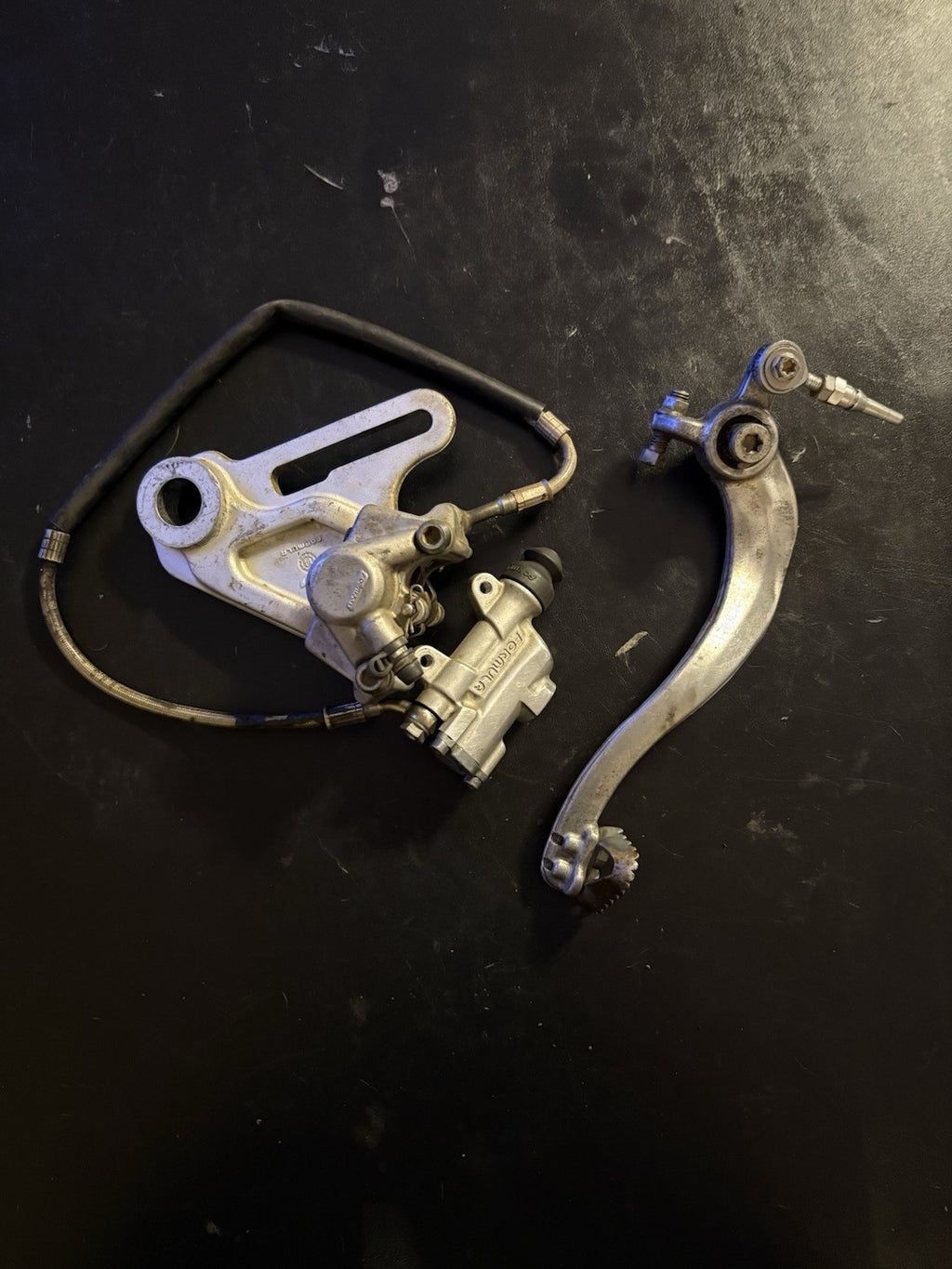 2014 - 2017 KTM SX85 85 SX Formula Rear Brake Assembly Caliper Master Cylinder