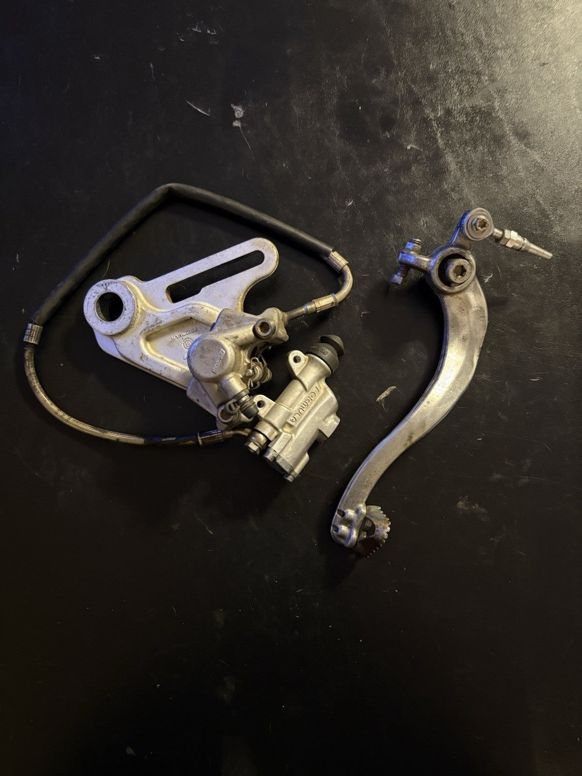2014 - 2017 KTM SX85 85 SX Formula Rear Brake Assembly Caliper Master Cylinder