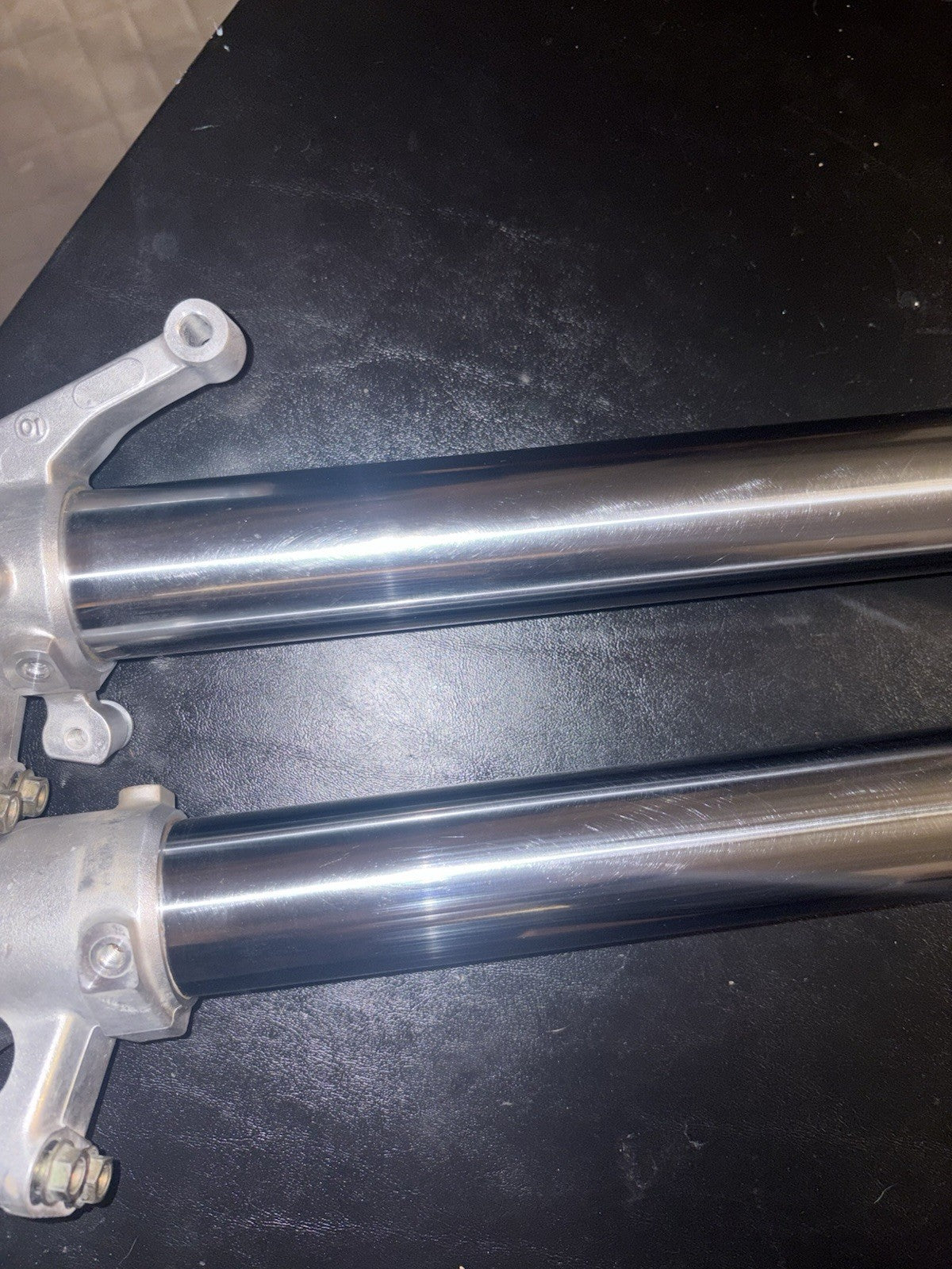 2002 Honda Cr125r  OEM KYB Front Forks Shock Suspension Springs Pair Left Right
