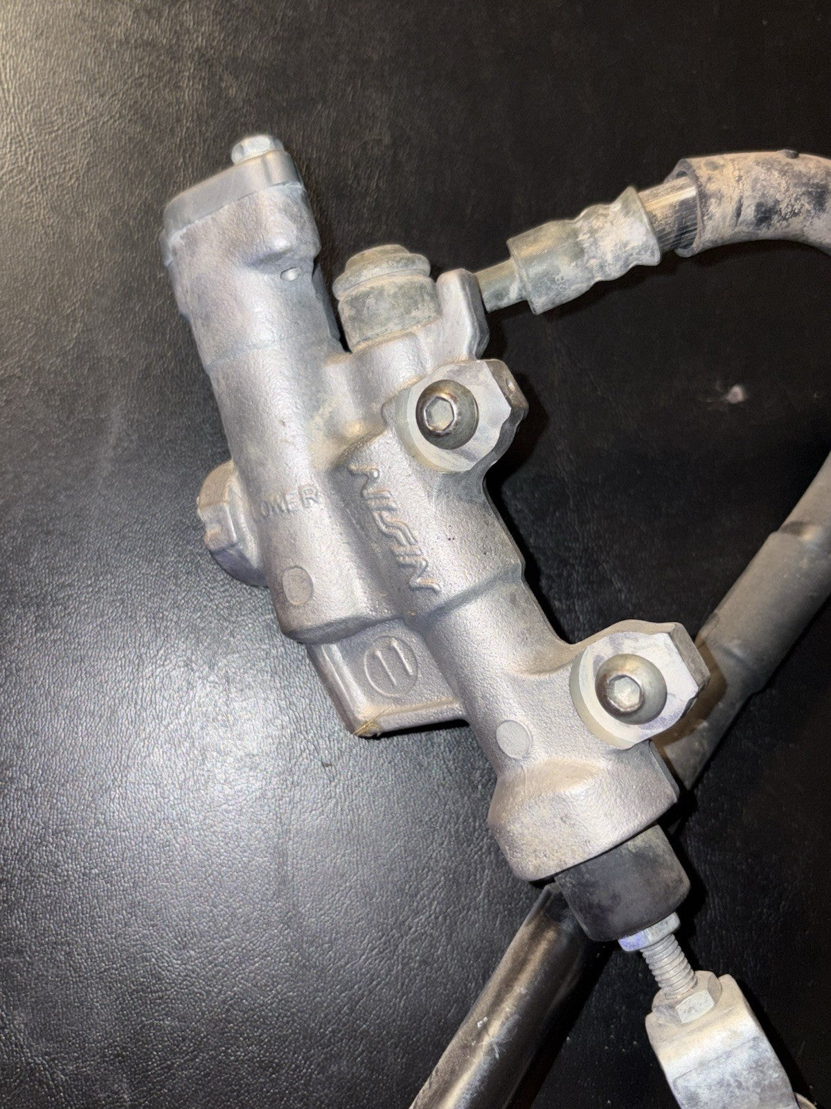 2006 - 2008 Yamaha YZ450F OEM Rear Brakes Assembly Caliper Master Cylinder Line