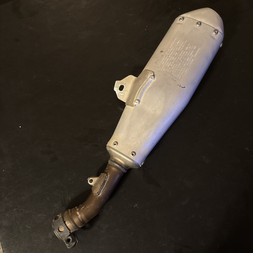 2019 HONDA CRF450R OEM RIGHT MUFFLER EXHAUST SILENCER SLIP ON PIPE