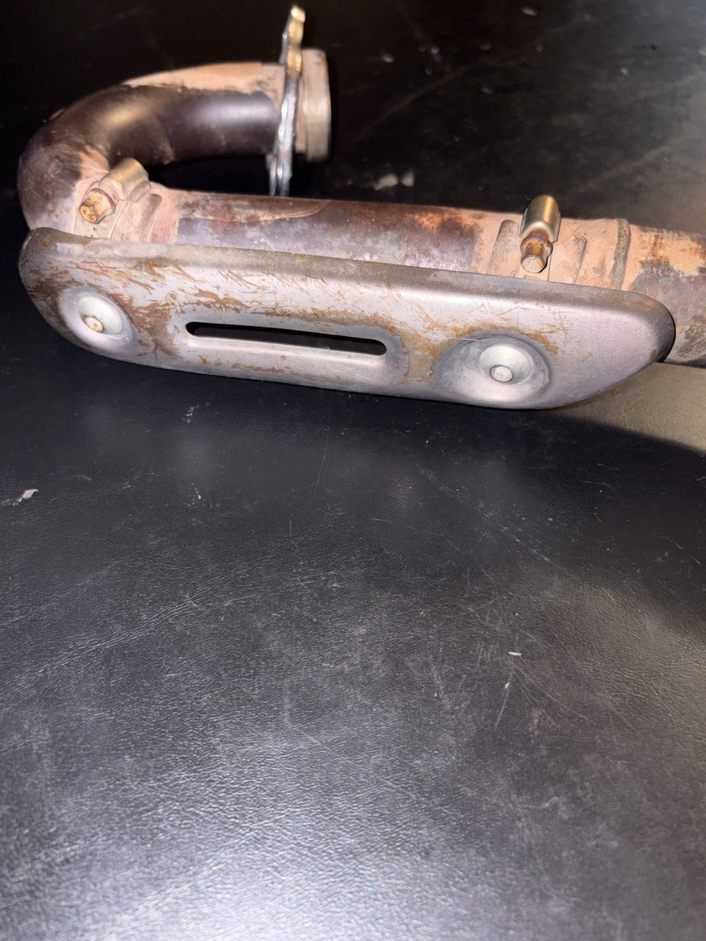 2006 - 2009 Honda Crf250r OEM Head Header Exhaust Pipe Heat Sheild Manifold
