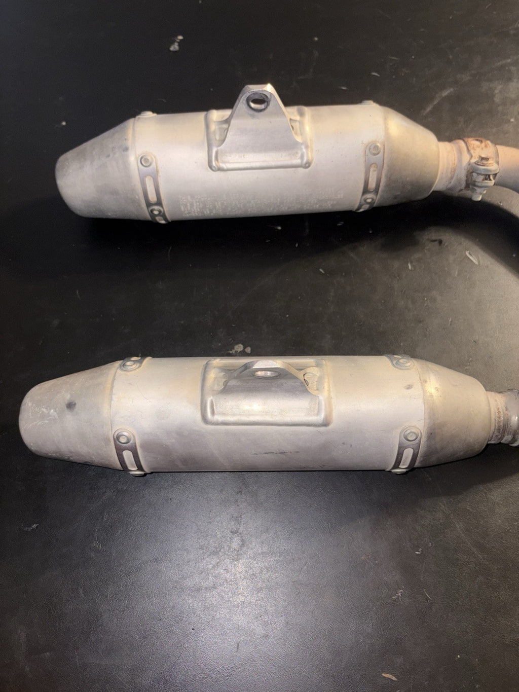 2006-2009 CRF250R OEM Exhaust Mid Y Pipe Dual Muffler Silencer Tail Slip On