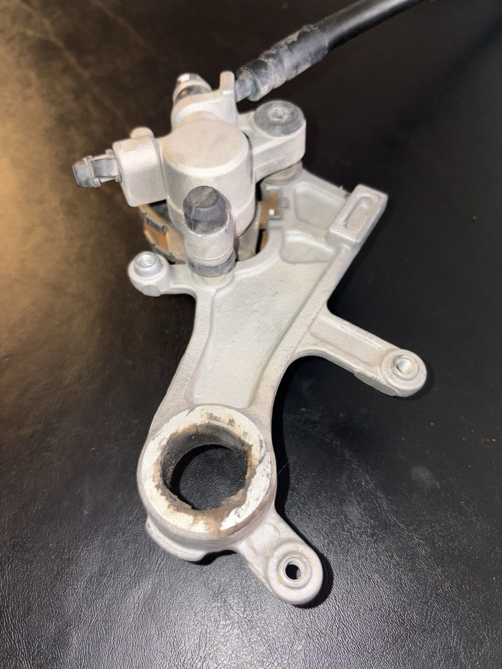 2007 Honda Crf450r OEM Rear Brake Assembly Master Cylinder Caliper