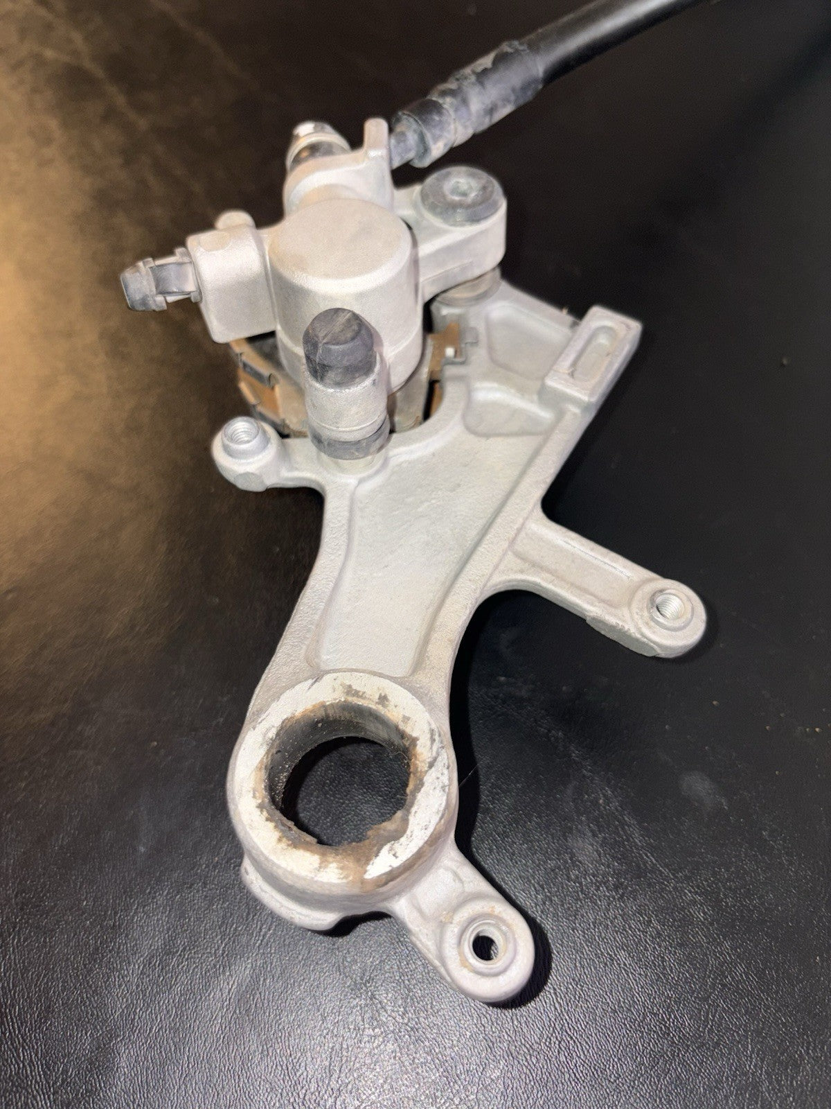2007 Honda Crf450r OEM Rear Brake Assembly Master Cylinder Caliper
