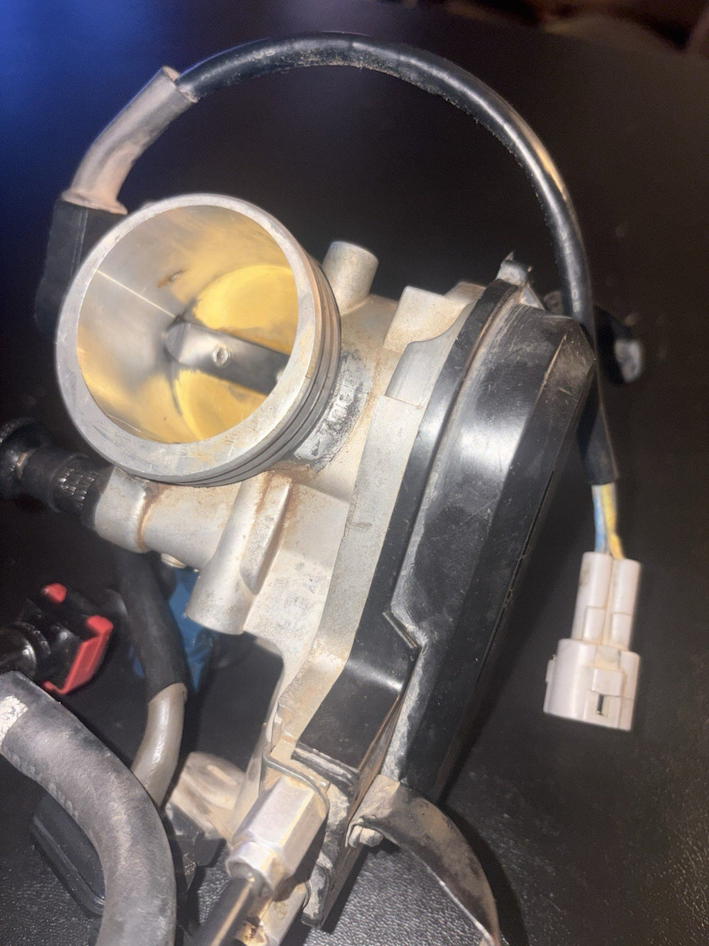 2009  09-11 KAWASAKI KX450F OEM KEIHIN MAIN FUEL INJECTOR THROTTLE BODY ASSEMBLY