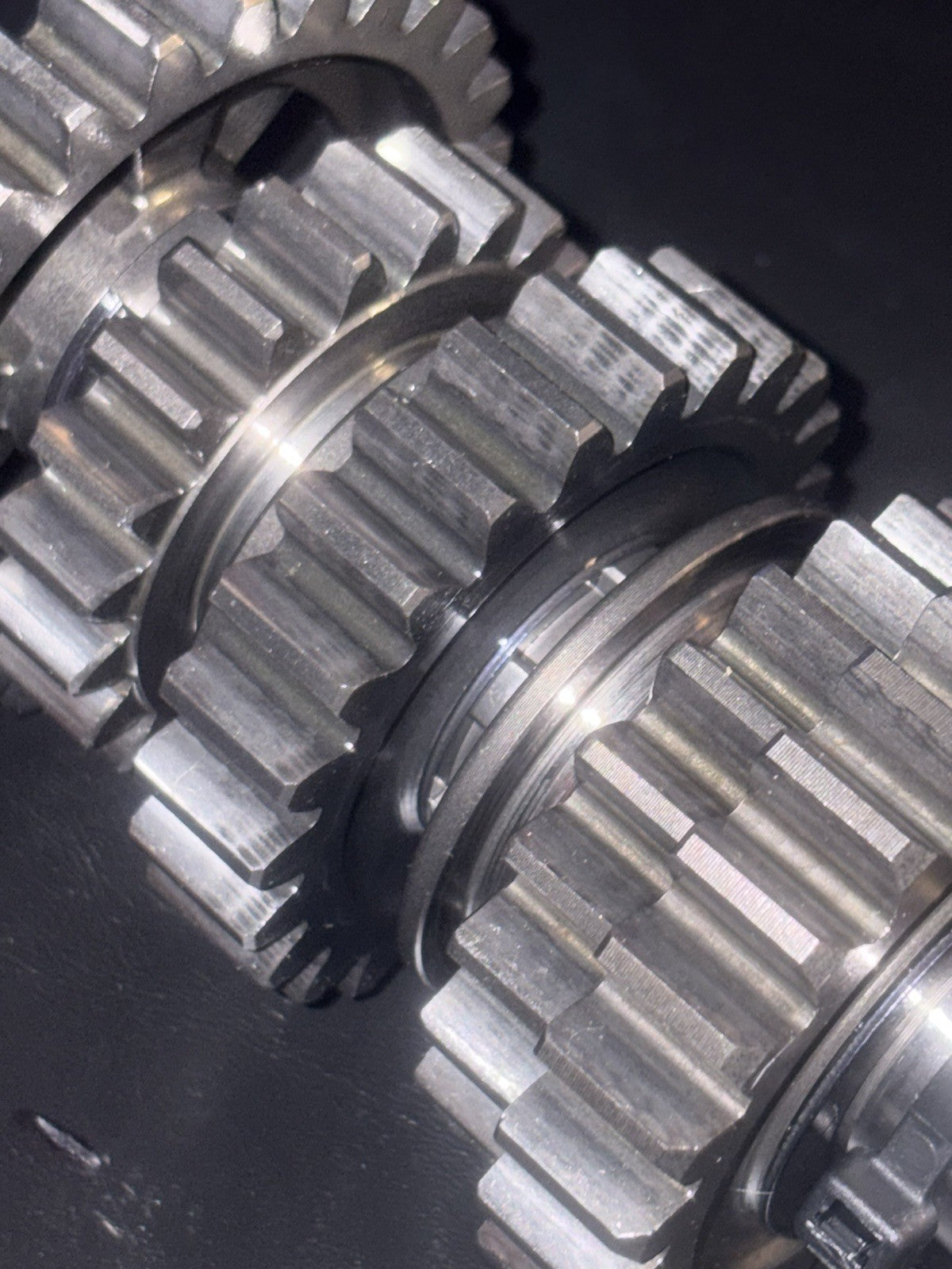 2000 Honda CR250R Transmission Countershaft Counter Shaft Gears Gear Complete