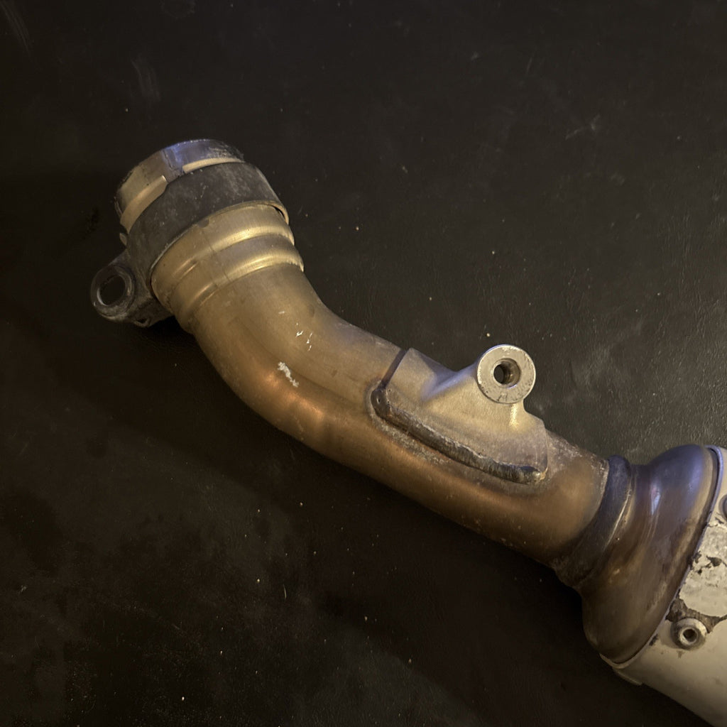 2019 HONDA CRF450R OEM LEFT MUFFLER EXHAUST SILENCER SLIP ON PIPE