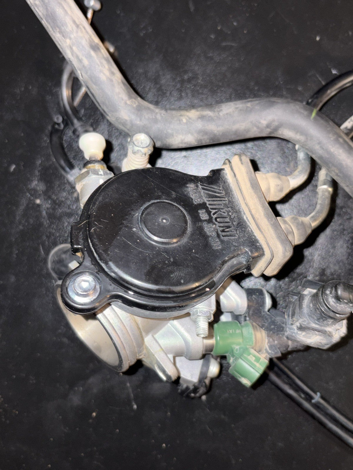 2012 Yamaha Yz450f  OEM Mikuni Throttle Body Fuel Injector Efi Cables Assembly