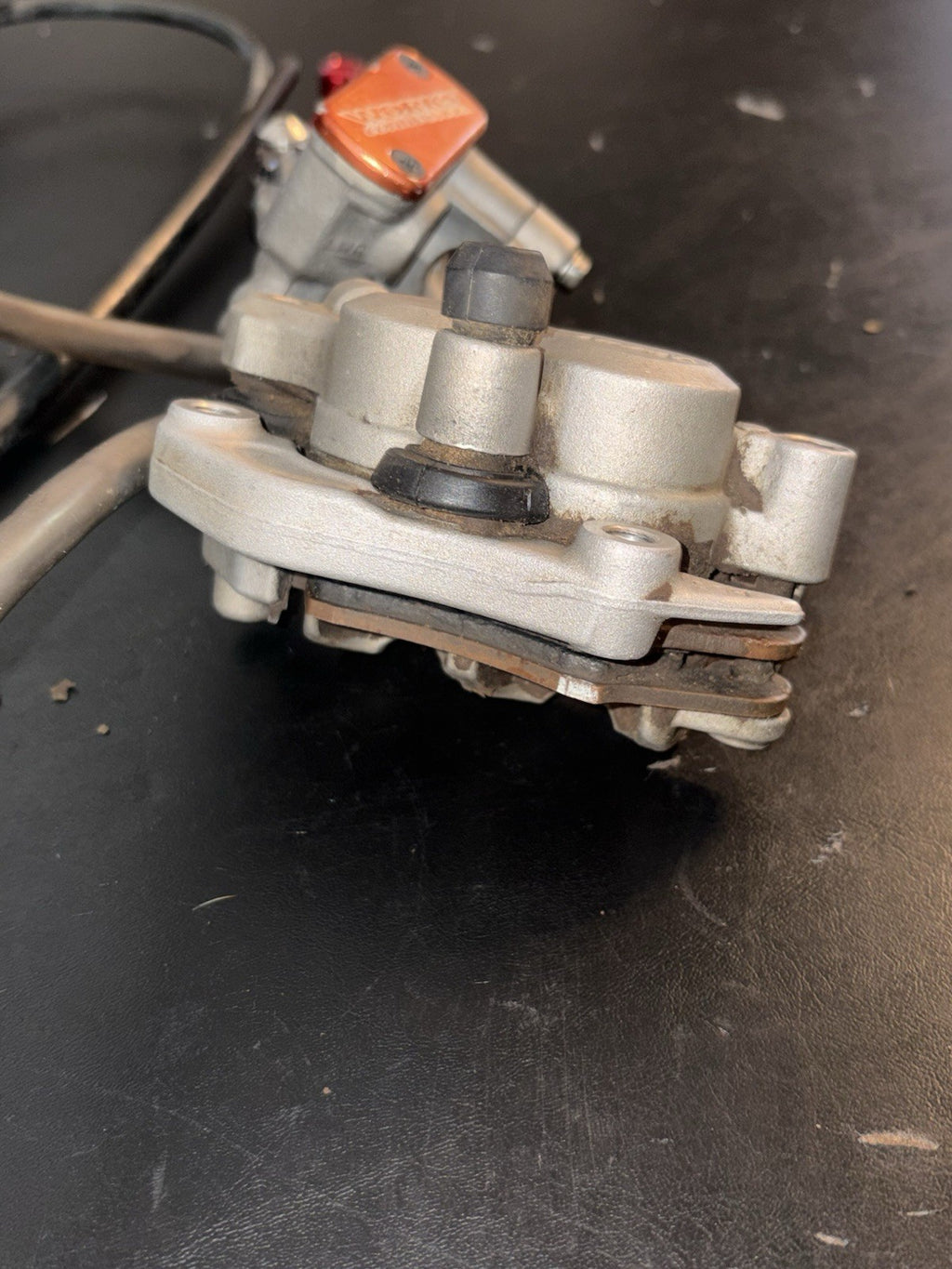 2006 Honda Crf250r Front Brake Assembly OEM Caliper Master Cylinder Line Lever