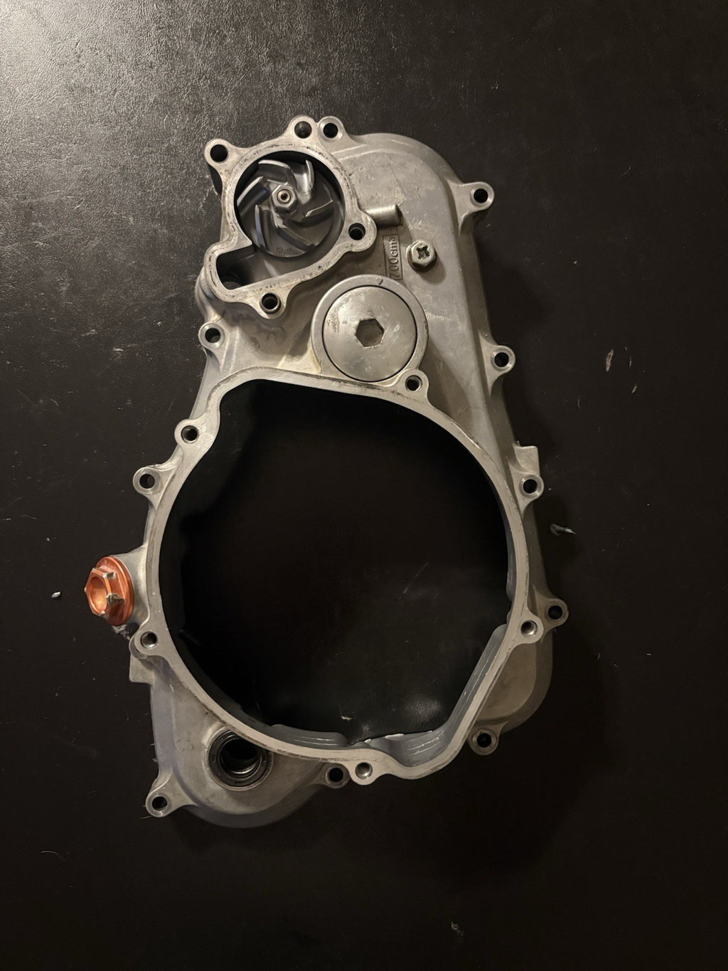 2004 - 2009 Honda CRF250R OEM Engine Right Case Inner Clutch Cover Water Pump