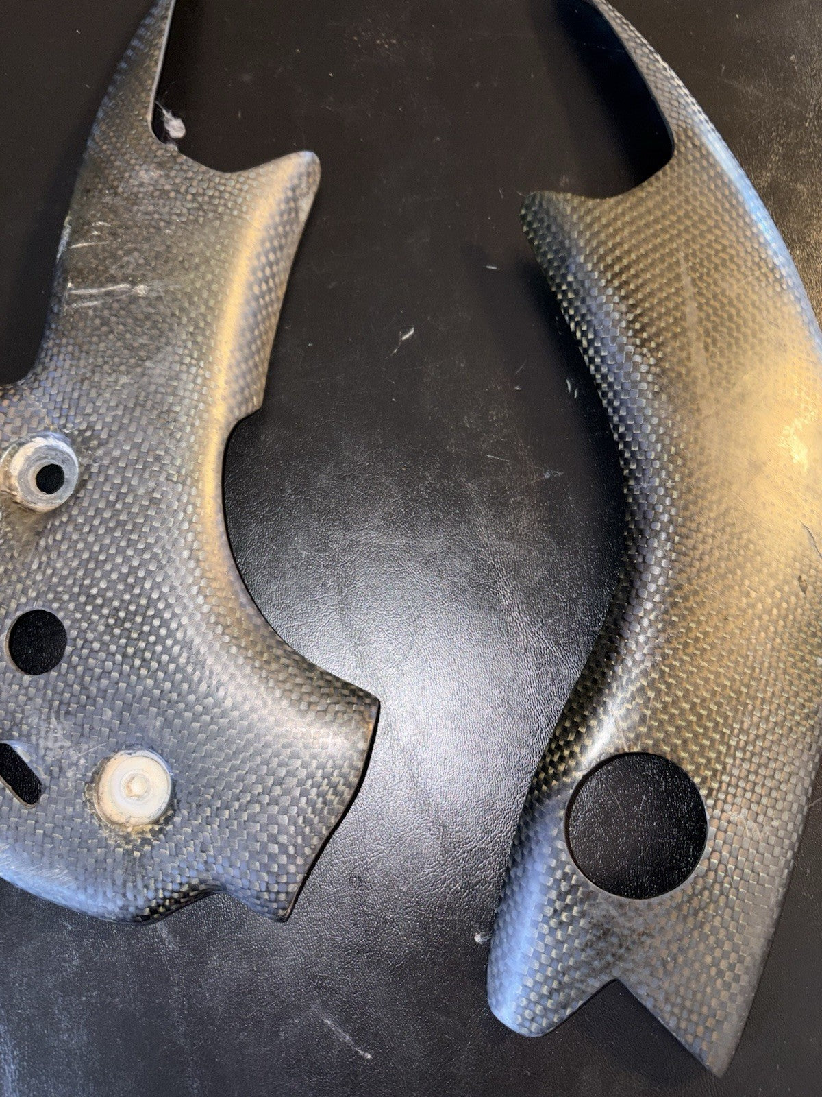 2007 2008 Honda Crf450r Light Speed 100% Carbon Fiber Frame Protectors Guards