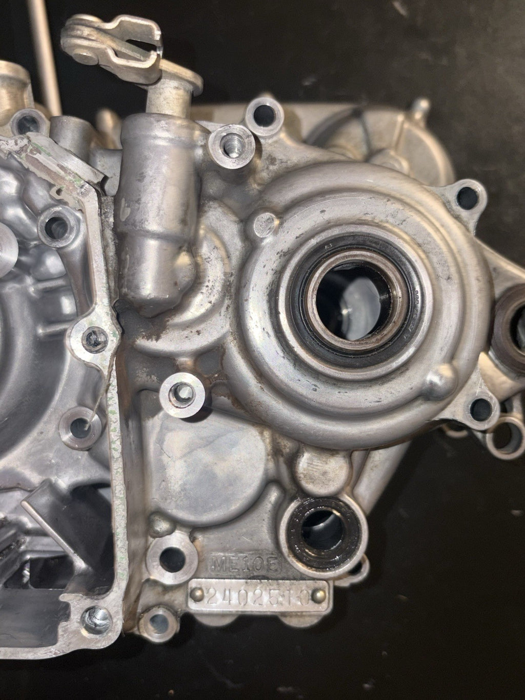 2008 Honda Crf250r OEM Engine Motor Bottom End Cases Crankcase Block Left Right