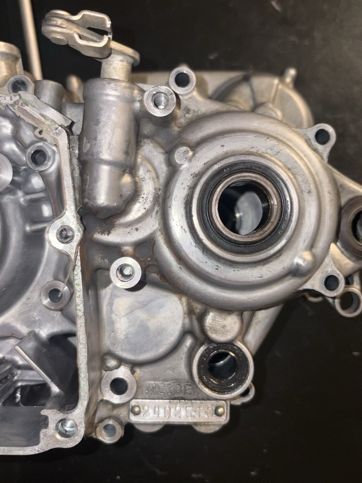2008 Honda Crf250r OEM Engine Motor Bottom End Cases Crankcase Block Left Right
