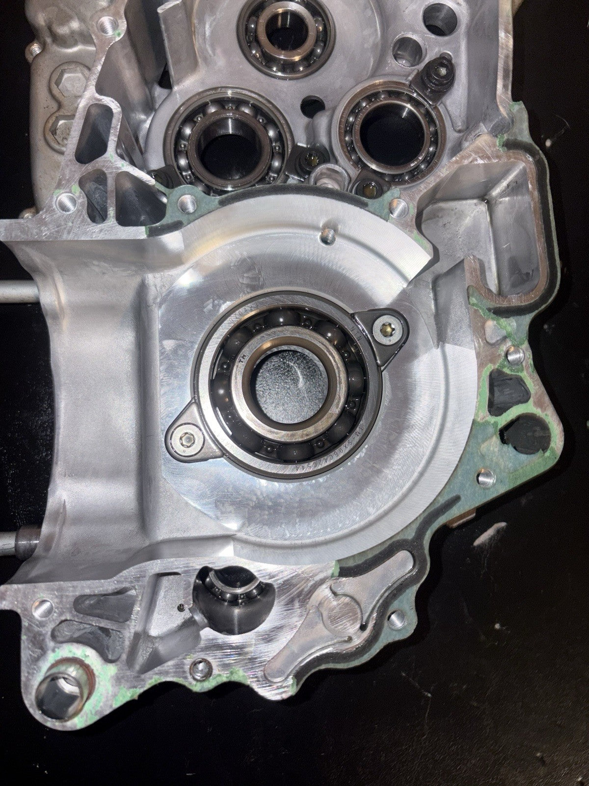 2008 Honda Crf450r OEM Engine Motor Crankcase Cases Block Bottom End Set Pair