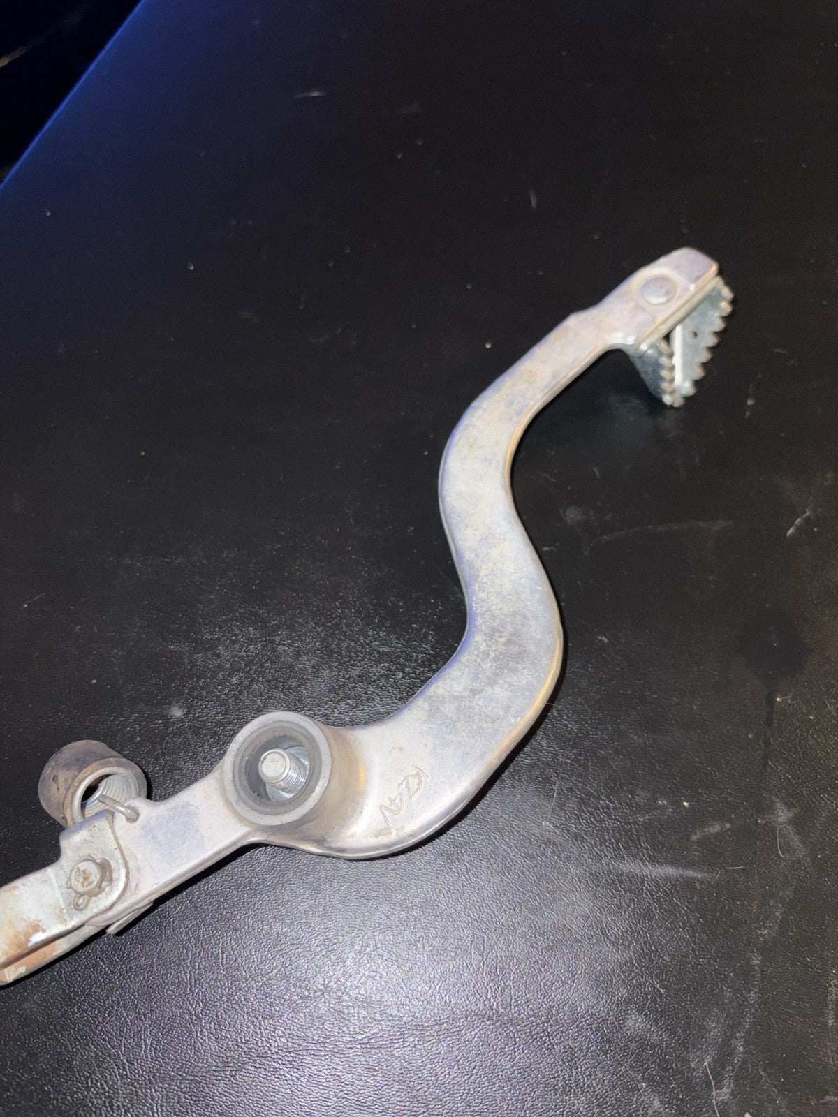 2002 HONDA CR125R OEM NISSIN REAR BACK BRAKE CALIPER MASTER CYLINDER LEVER