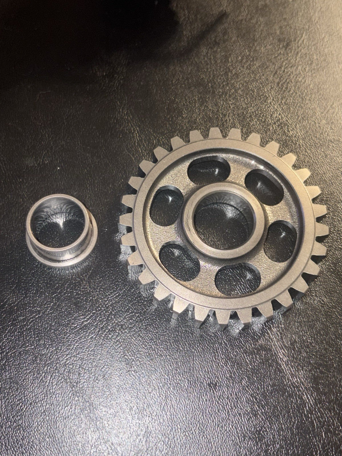 2003 02-07 HONDA CR250R OEM KICK START STARTER SHAFT SPRING IDLER GEAR ASSEMBLY