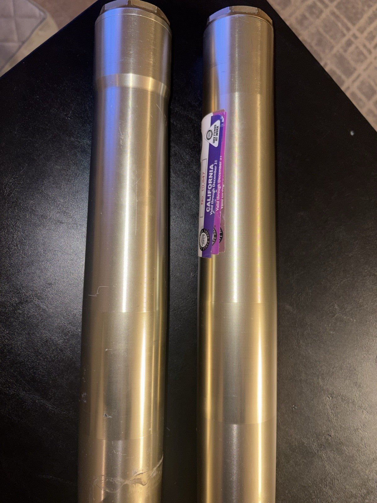 2010 - 2013 12 Yamaha YZ450F OEM KYB SSS Front Forks Shock Absorber Suspension