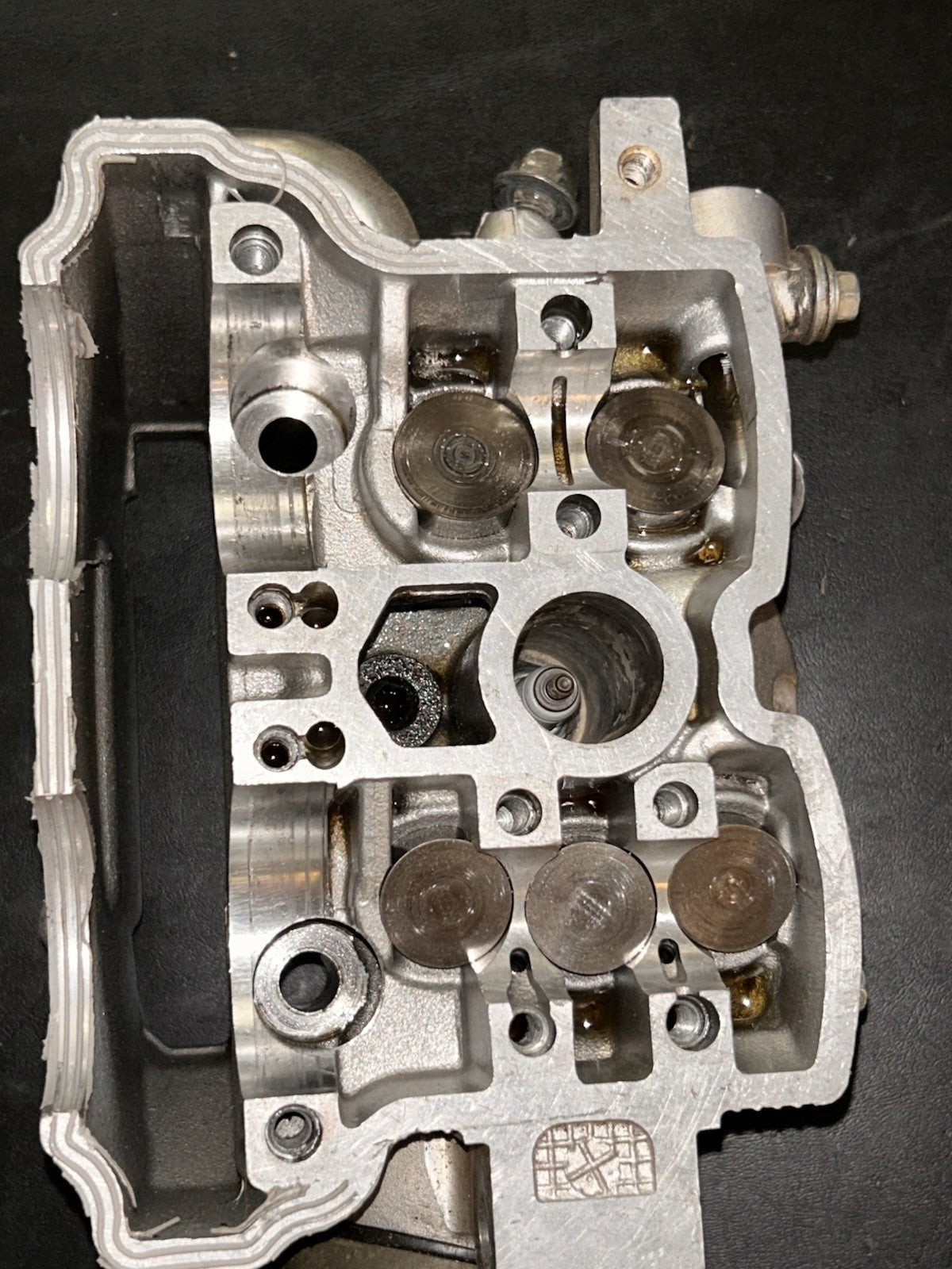 2004 Yamaha Yz250f OEM Cylinder Head Complete Valves Valve Train Assembly Top