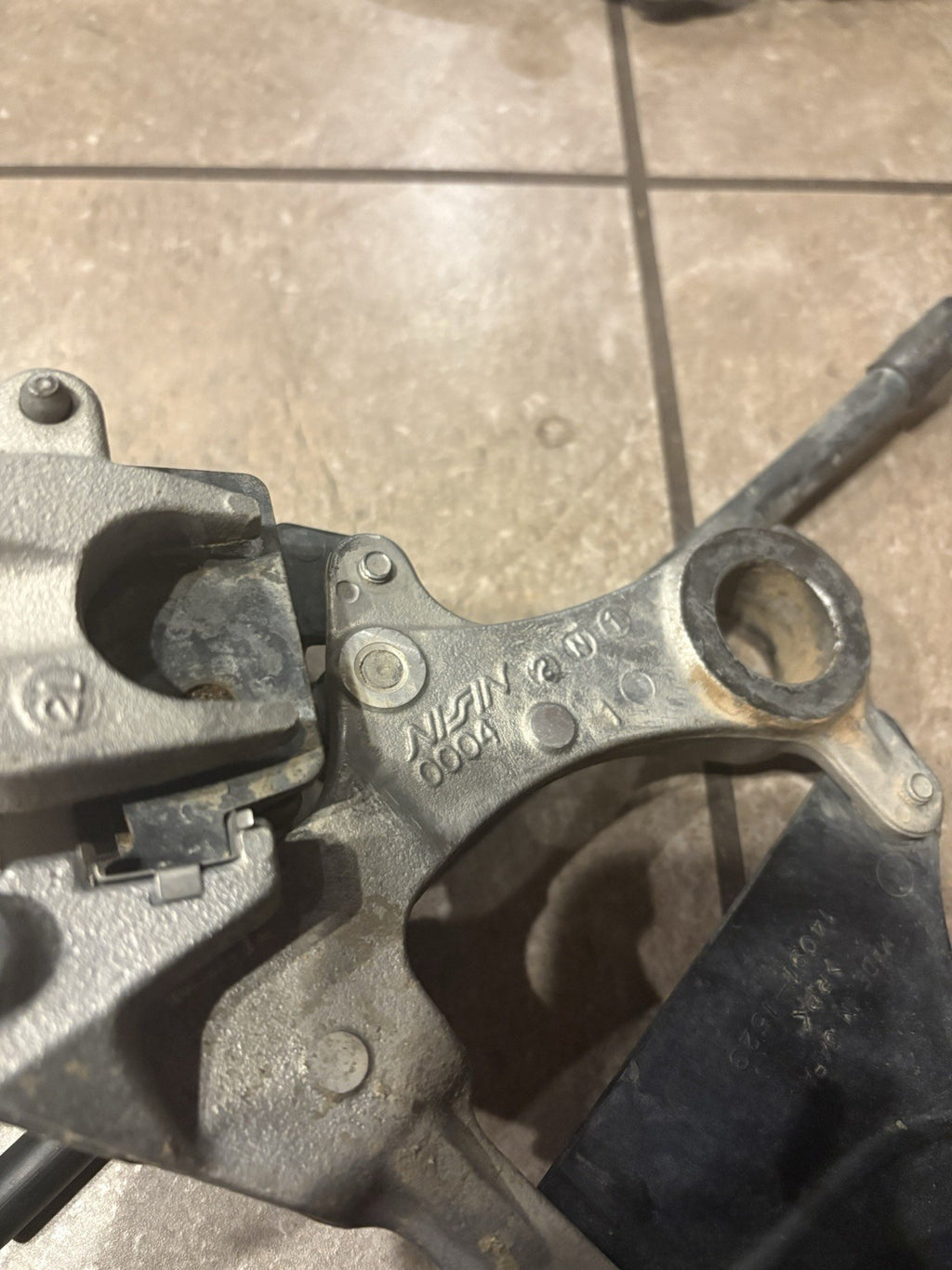 2013–2016 Kawasaki KX250F OEM Rear Brake Assembly – Caliper Master Cylinder Hose