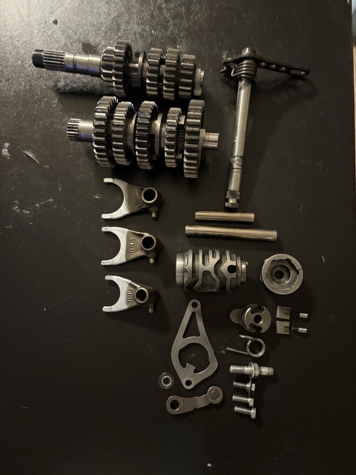 2006 Honda CRF250R OEM Shift Mechanism Transmission Assembly Gears Complete